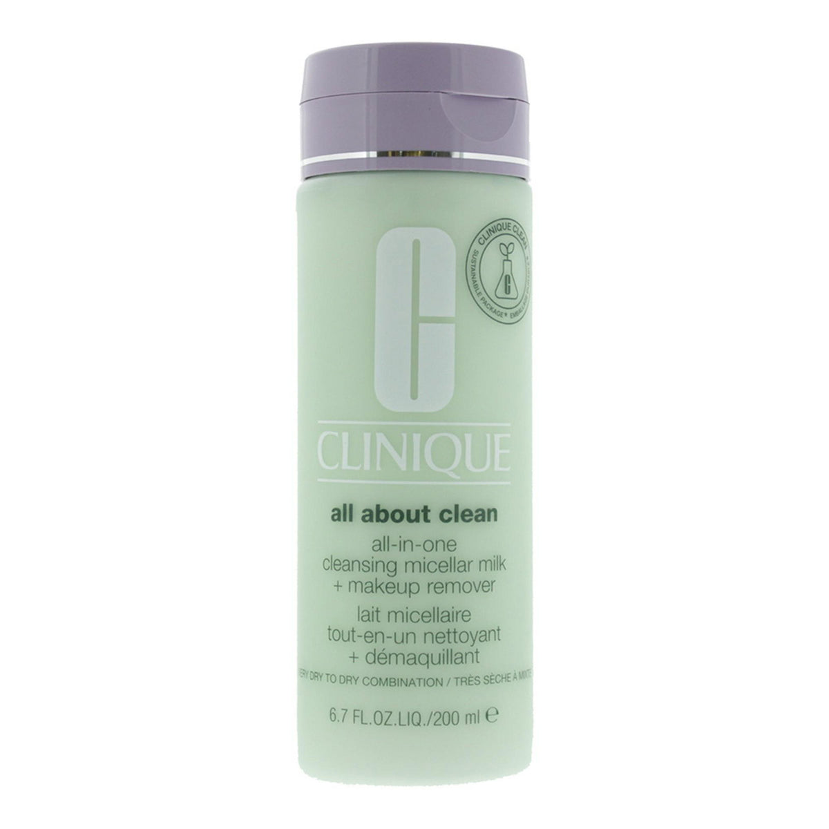 Clinique, All About Clean, Eliminates Impurities, Micellar Milk, 200 ml