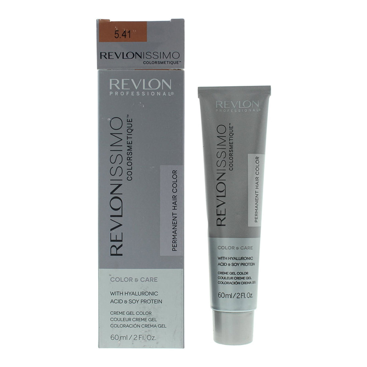 Revlon, Revlonissimo Colorsmetique, Permanent Hair Colouring Oil, 5.41 Deep Chestnut Light Brown, 60 ml